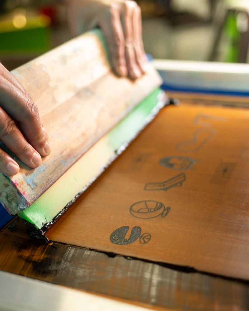 Processo de estamparia têxtil profissional - Step Estamparia Trofa